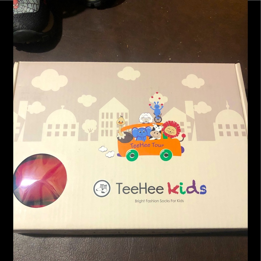 New in box- ages 3-5 Teehee socks- so cute!!